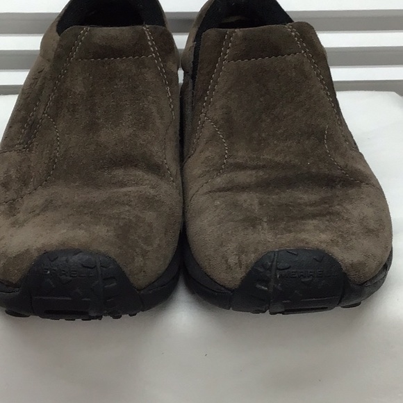 Merrell Jungle Moc brown slip-on shoes size 7 - Picture 2 of 9